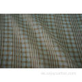 Polyester CDC Multi Color Satin Stripe Check Stoff